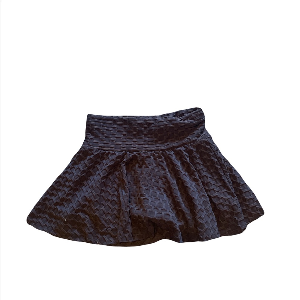 AQ-SPORTS size Medium Athletic skirt with attached shorts underneath. Navy blue.